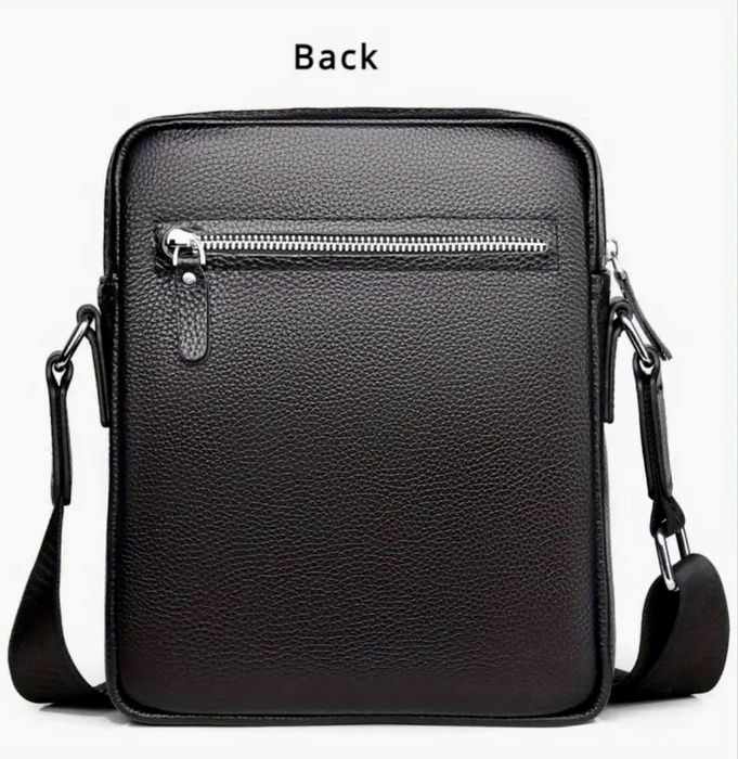 Мъжка кожена чанта с голяма вместимост/Елегантна и Стилна -10%Промоция