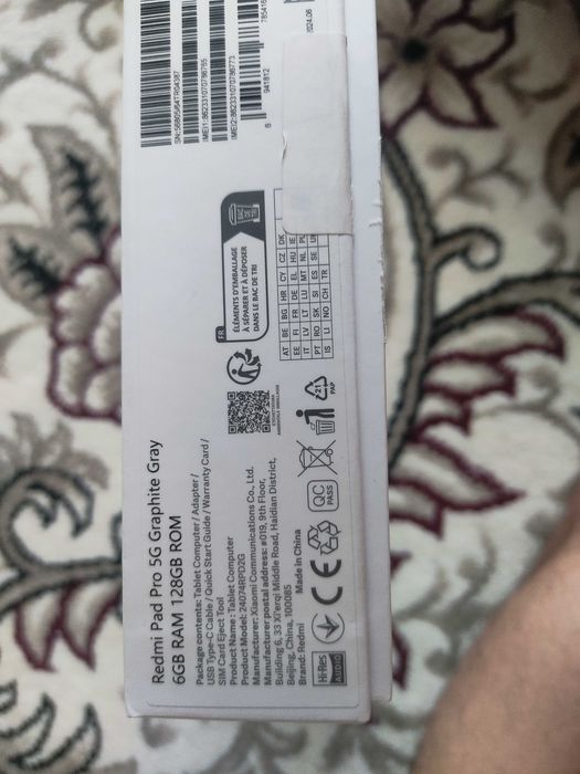Planshet Redmi Pad pro 5g