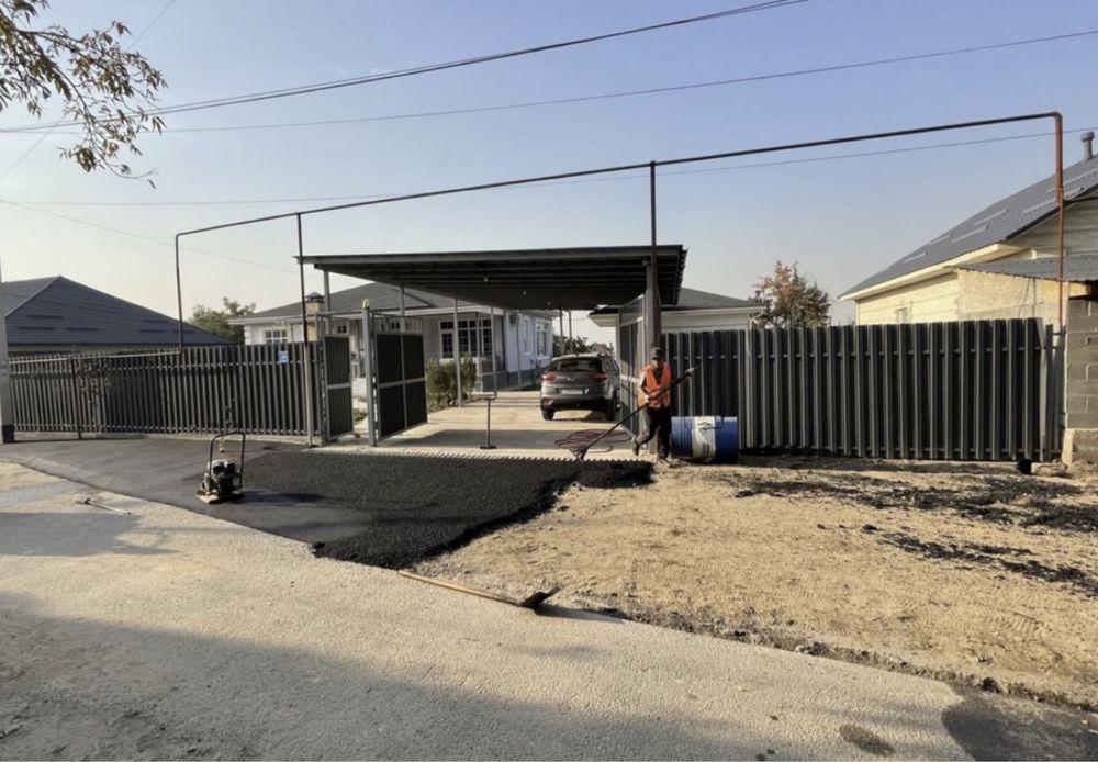 Асфальтирование Укладка асфальта Асфальт