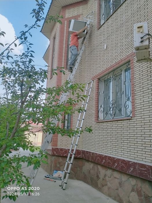 Установка кондиционер кандер кондёр