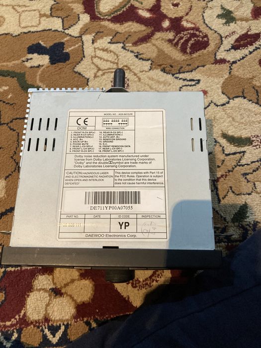 Lacetti koreyski magnitafon 6 talik