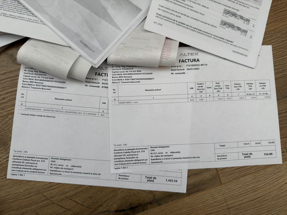 Aspirator Bosch Unlimited Gen2 Serie 8 - Garantie Altex