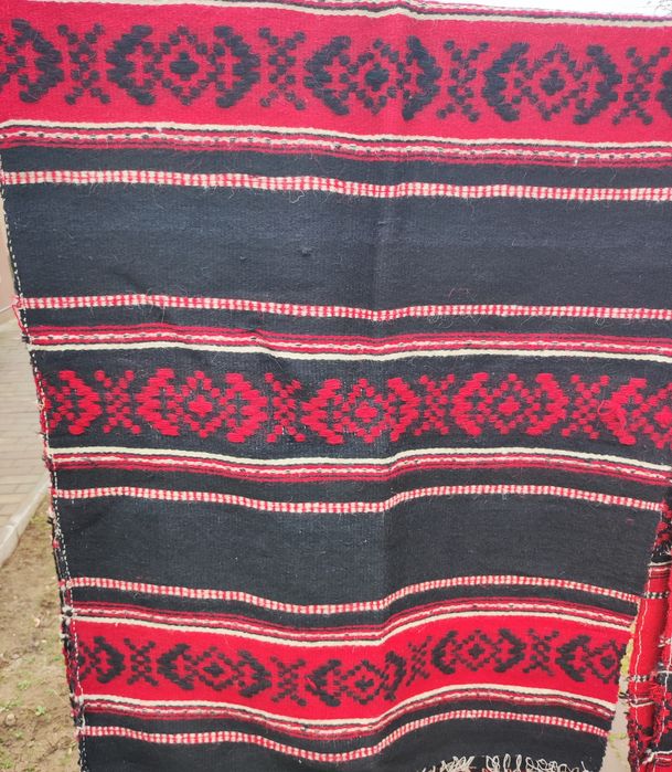 velință lână țesută manual în război