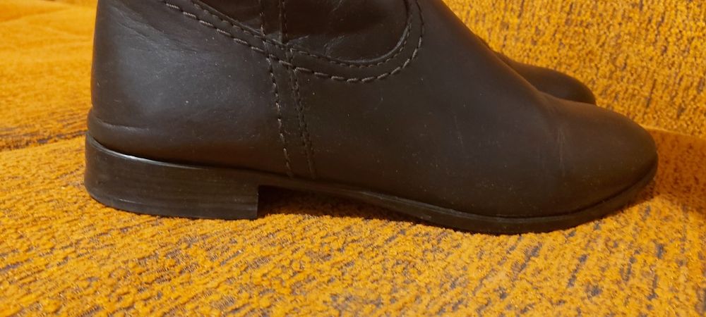 Cizme Humanic, maro, piele