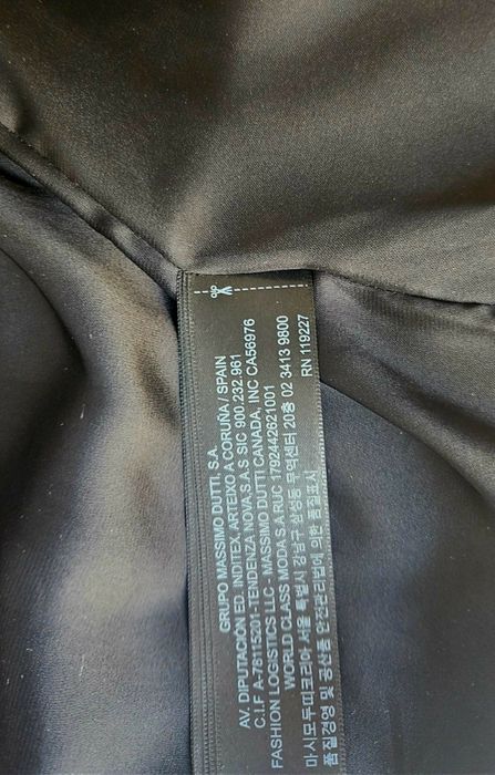 Geacă piele naturală Massimo Dutti XS