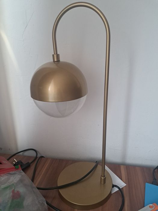 Veioza aurie eleganta din metal 53 cm Horn The Home Collection
