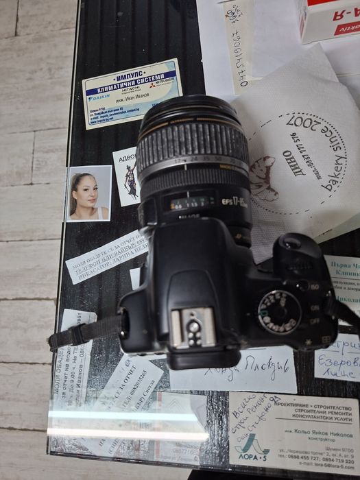 Канон EOS 450 D комплект с обектив