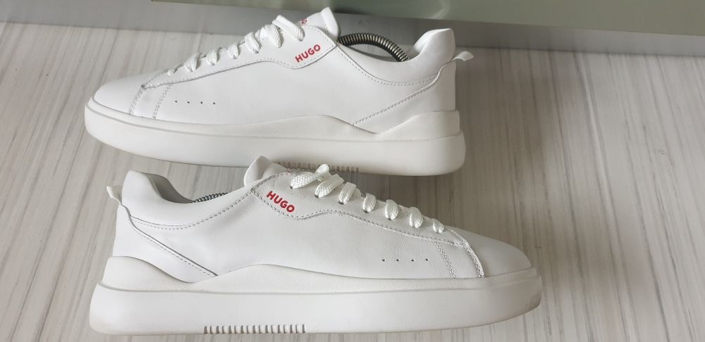 Hugo Boss HUGO Leather 42/26.5 - 27 см ОРИГИНАЛ Мъжки кец от ест. кожа