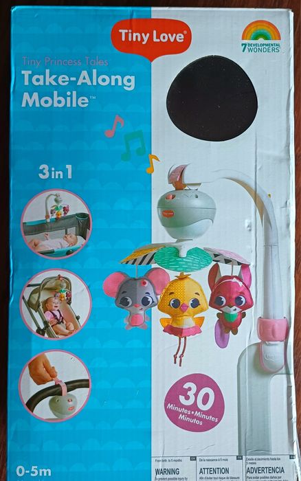 Музикална въртелжка Tiny Love Take-Along Mbile