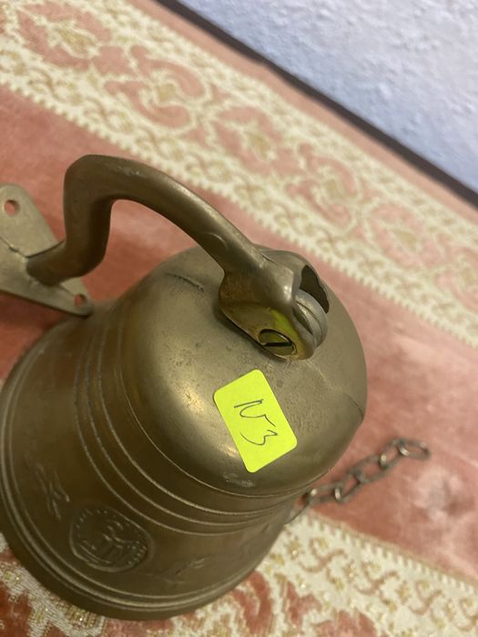 Стара френска камбана звънец за врата хлопка