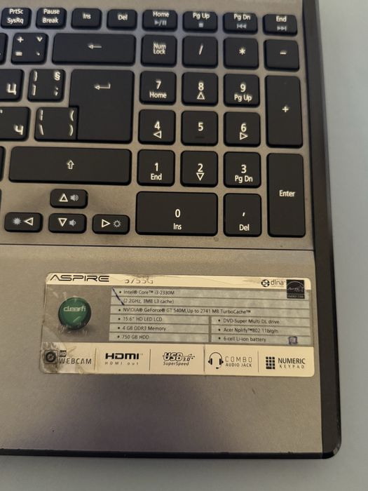 Лаптоп Acer Aspire 5755G