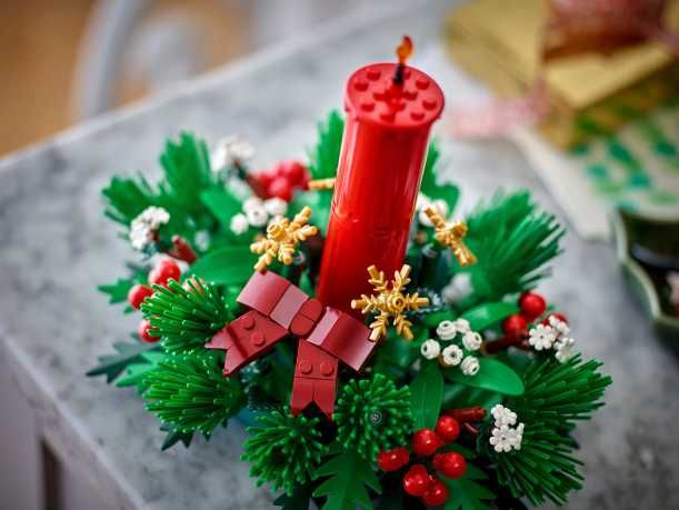 Коледни конструктори LEGO® Iconic - 5 модела / Шейната / Елхата