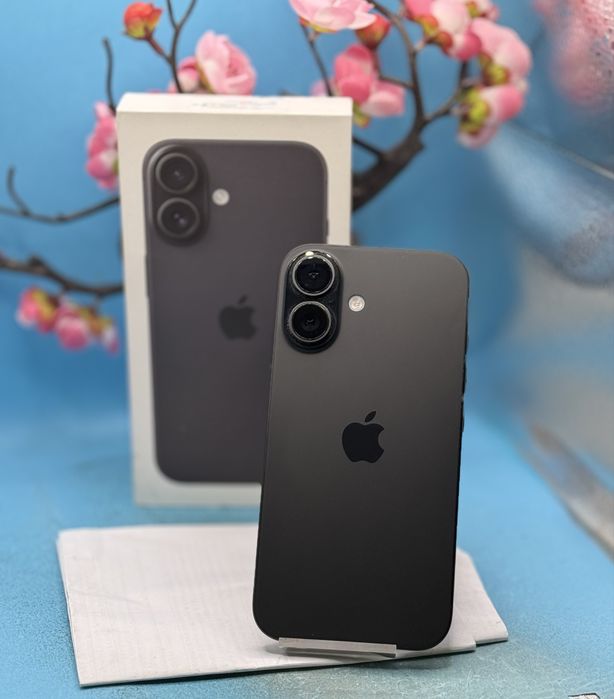 ГАРАНЦИОНЕН!!! Apple iPhone 16, 128GB, 5G, Black