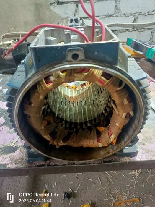 Ремонт и перемотка электродвигателя