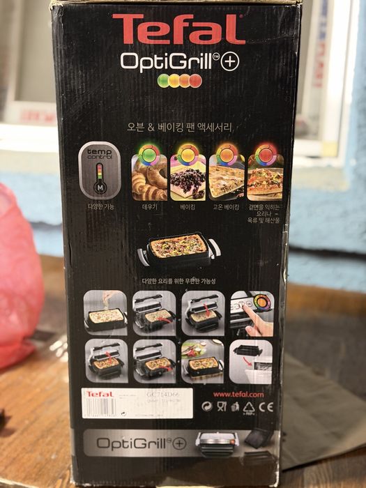 Умный электрогриль Tefal Optigrill
