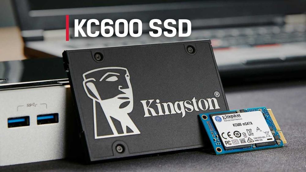 SSD накопитель Kingston KC600/256GB.