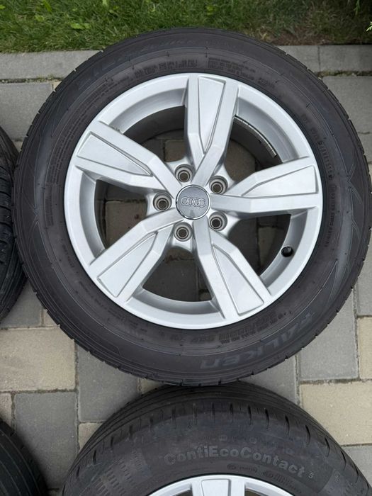Jante Audi A4 B9 S-Line roti 16 5x112 anvelope 205 60 16 A4 B8 S-Line Audi A6 C6 Quattro jante 16 5x112