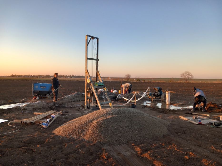 Foraje puțuri mecanizate