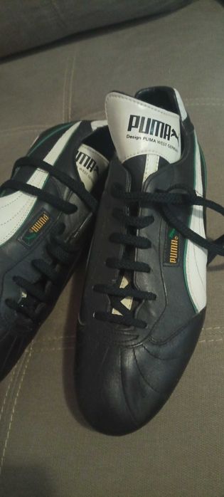 Нови бутонки Пума от естествена кожа вътре и вън, 44 номер