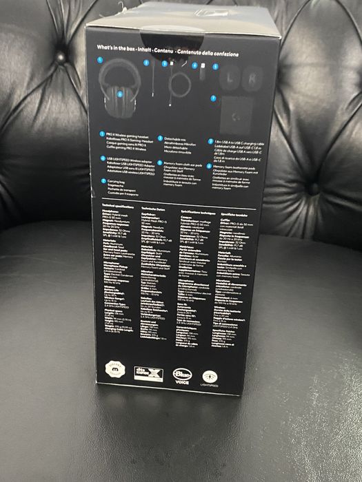 Casti Logitech Pro X Wireless / Lightspeed Gaming Headset