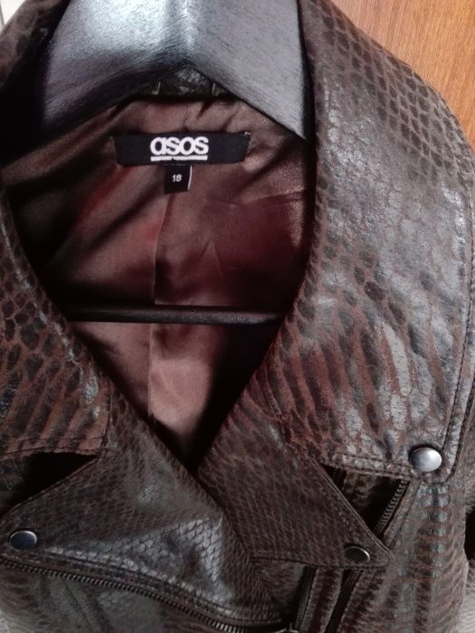 Кожено яке и яке с гъши пух с естествена кожена качулка