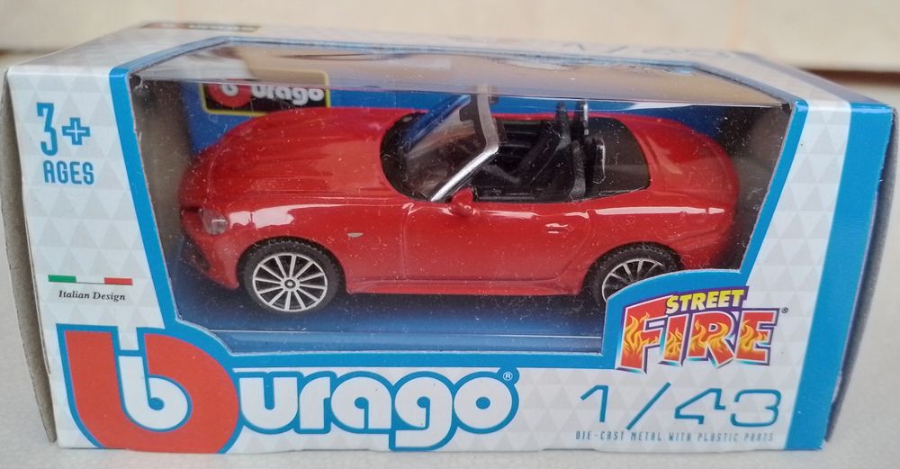 Fiat 124 Spider, мащаб 1/43