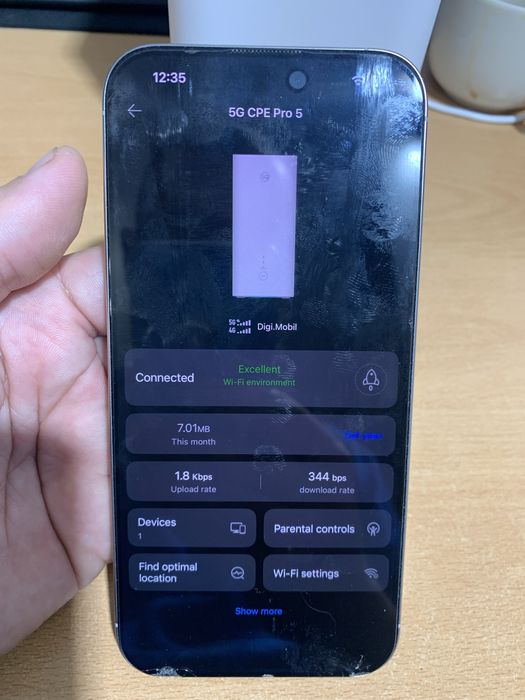 Modem Huawei 5G CPE Pro 5 H158-381