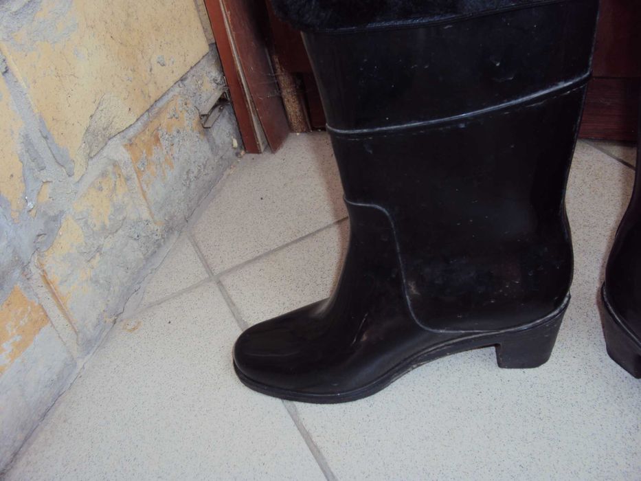 Резиновые сапоги. (37 размер.)