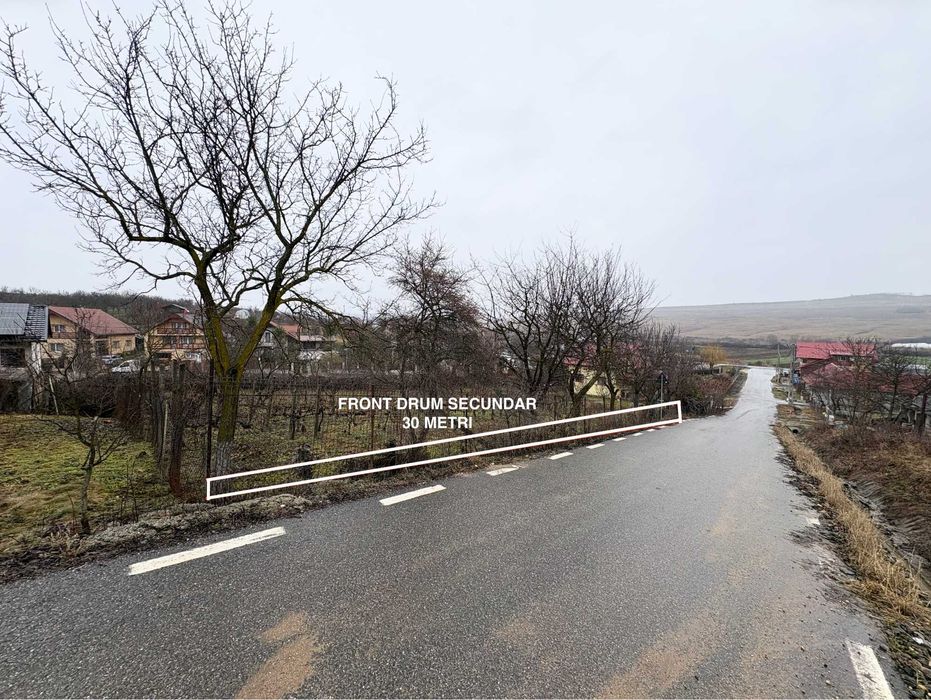 Teren intravilan – Badon | 14 ari | 2 fronturi la străzi asfaltate