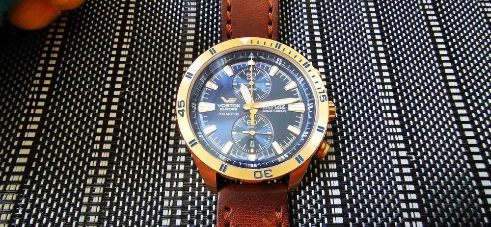 Ceas Vostok Europe Almaz analog quartz Limited Edition Rose Gold
