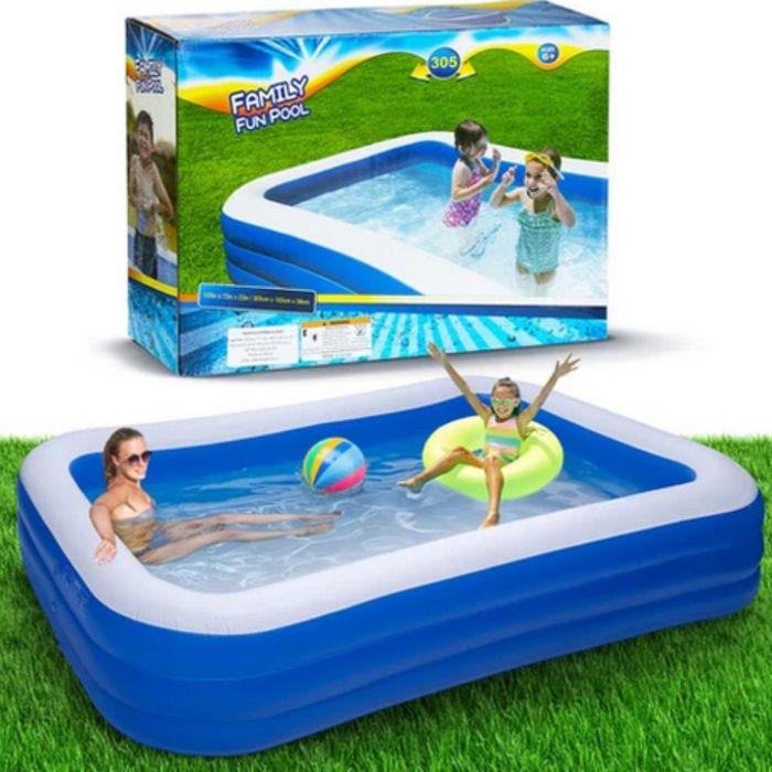 Голям надуваем семеен басейн