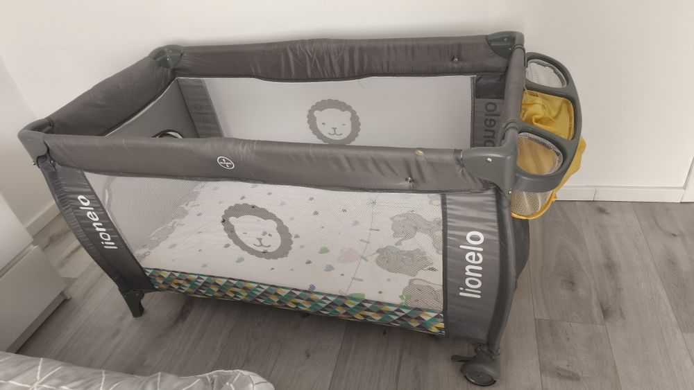 Pătuț pliabil Lionelo Sven + saltea