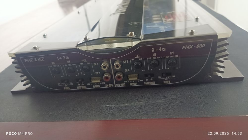 Усилитель автомобильный Fire&ice 800w