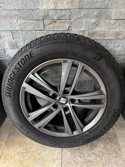 Jante ,roti 17”,Anvelope iarna 215 65 17,jante aliaj originale Seat