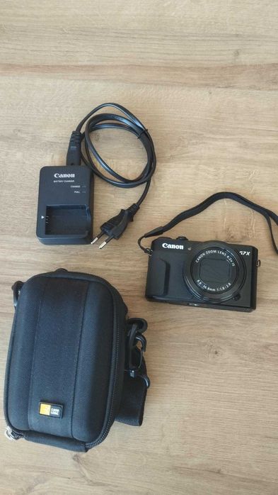 Фотоапарат Canon PowerShot G7 X Mark II, 20.1MP, Black с  калъф