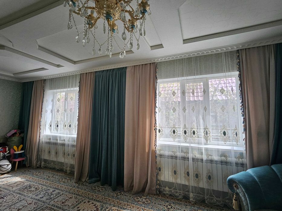 Продаётся тюль со шторами