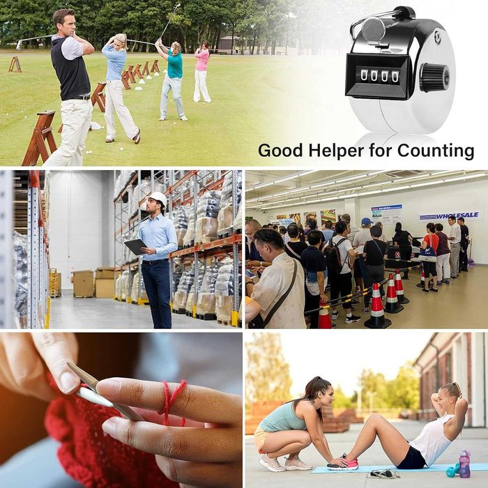 Contor de mana mecanic cu clic clema prindere afisaj 4 cifre resetare