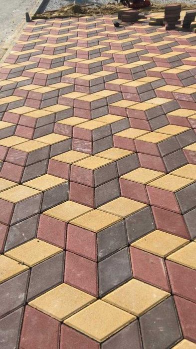 Укладка брусчатки