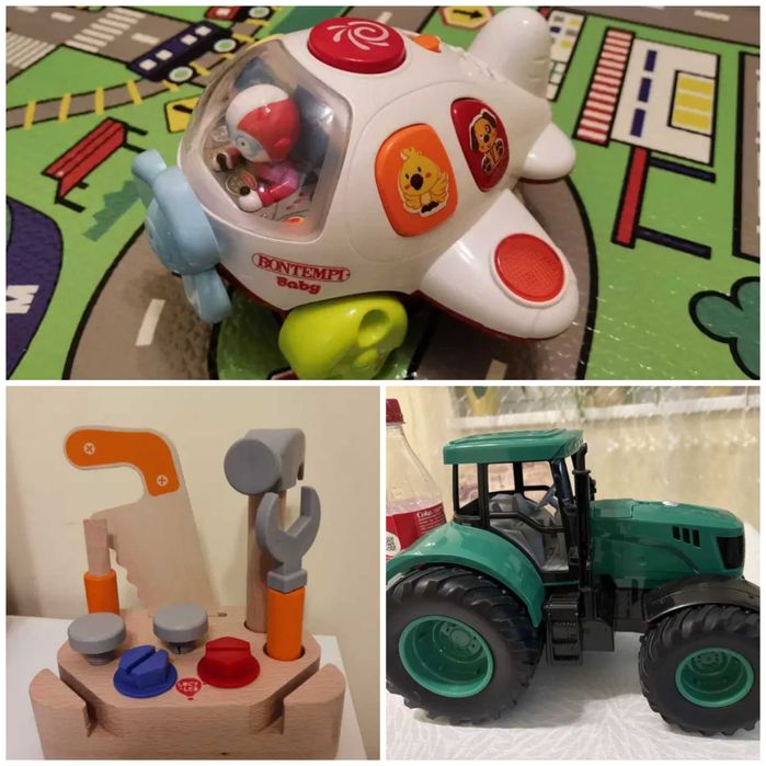 музикални, дървени играчки,монтесори, количка с дистанционно