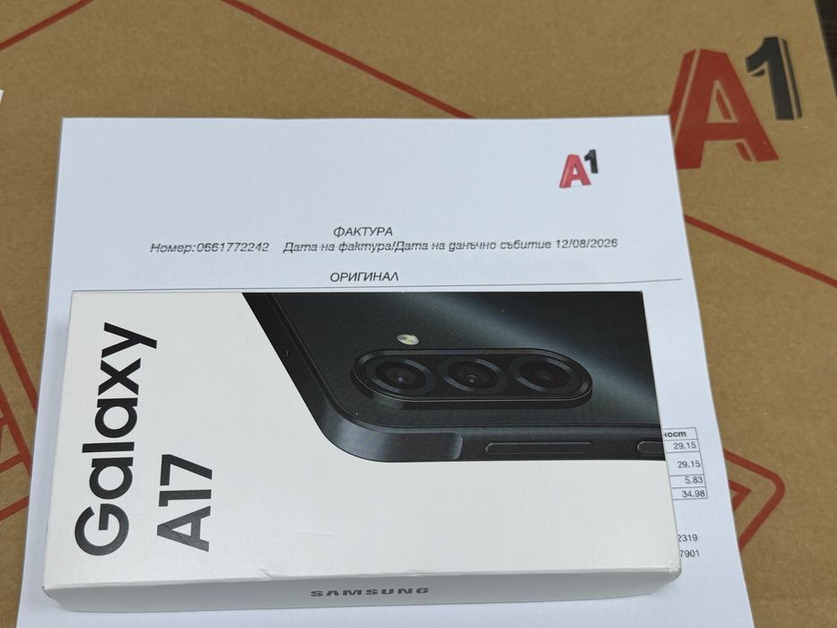 ЗАПЕЧАТАН 128GB Samsung A17 TTEC MODE Гаранция от A1 до 2028год. Black / Черен
