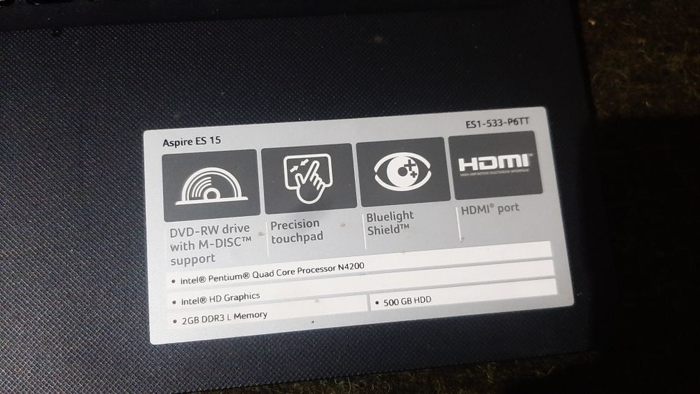 Продам нотебук Acer Aspire ES 15