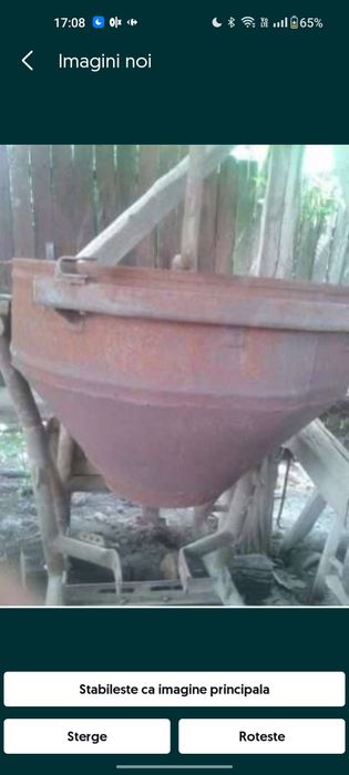 Vând mașină de împrăștiat îngrășăminte fara reductor.