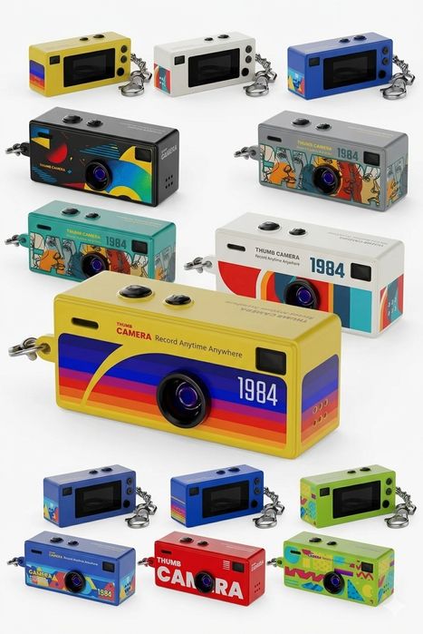 Мини камера брелок Thumb Camera Y2K. Новая