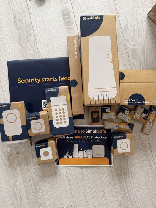 Alarma wireless smart  cu senzori Simplisafe UK