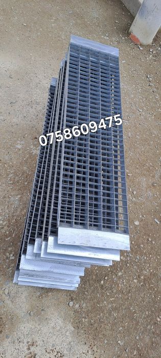Grilaje-trepte zincate 200x80cm