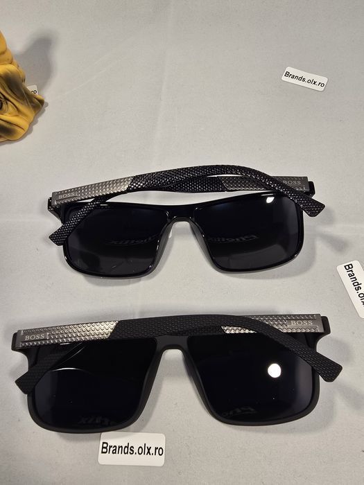 Promotie - Ochelari de soare polarizati BOSS, Black Frame, Luicios sau Mat, 802, made in Italy, pret per bucata
