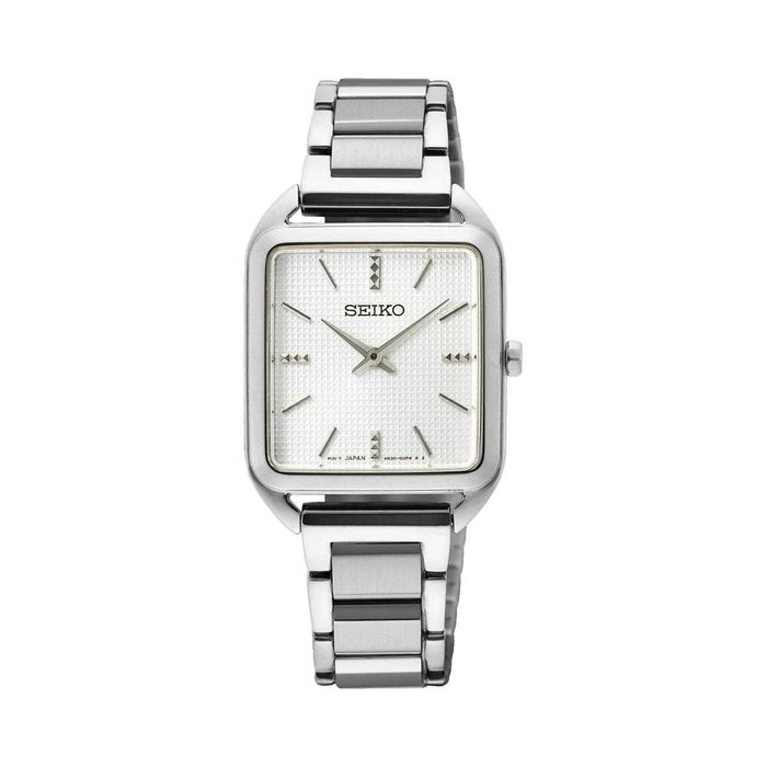 Seiko Essentials Lady Tank Silver Dial SWR073