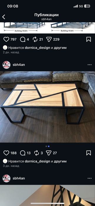 Изготовление лофт мебели