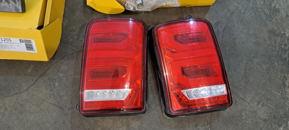 Комплект диодной оптики на ниву