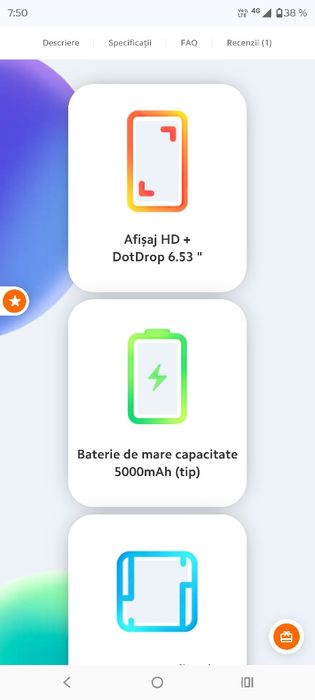 Xiaomi Redmi 9a la cutie